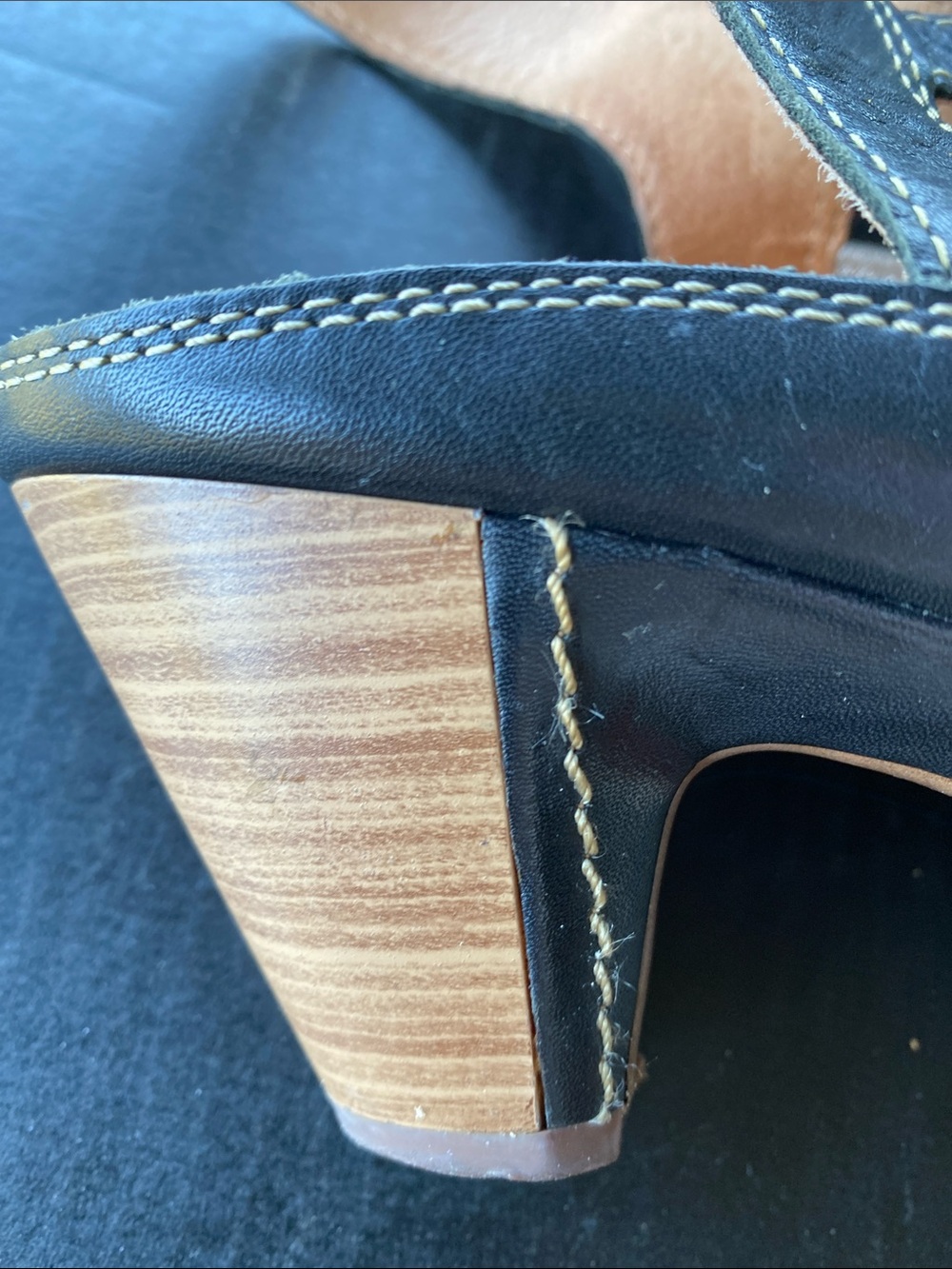 PIKOLINOS Black Leather Strappy Slingback Sandals - Picture 6 of 13